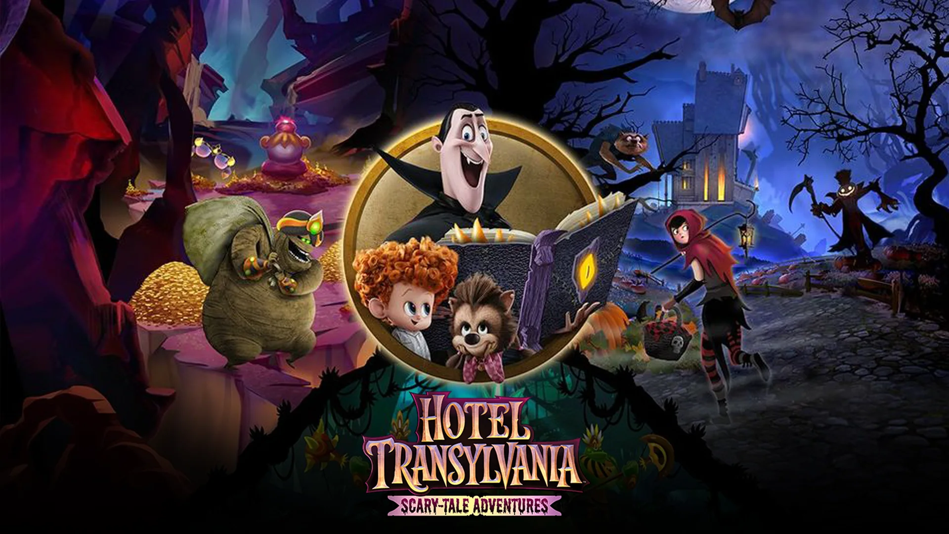 Scary tale. Игра отель Трансильвания на ПК. Hotel Transylvania: Scary-Tale Adventures. Hotel Transylvania Scary Tale Adventures logo.
